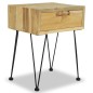 vidaXL Mesitas de noche 2 unidades teca maciza 40x30x50 cm vidaXL Mesitas de noche 2 unidades teca maciza 40x30x50 cm