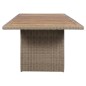 vidaXL Set de comedor jardín 9 pzas y cojines ratán sintético marrón vidaXL Set de comedor jardín 9 pzas y cojines ratán sintético marrón
