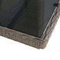 vidaXL Set de comedor de jardín 9 piezas ratán sintético marrón vidaXL Set de comedor de jardín 9 piezas ratán sintético marrón