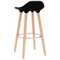 vidaXL Juego de mesa alta y taburetes de bar 3 piezas negro vidaXL Juego de mesa alta y taburetes de bar 3 piezas negro