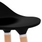 vidaXL Juego de mesa alta y taburetes de bar 3 piezas negro vidaXL Juego de mesa alta y taburetes de bar 3 piezas negro