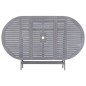 vidaXL Juego de comedor de jardín 7 pzas madera maciza de acacia gris vidaXL Juego de comedor de jardín 7 pzas madera maciza de acacia gris