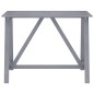 vidaXL Mesa y sillas de bar de jardín 5 pzas gris madera maciza acacia vidaXL Mesa y sillas de bar de jardín 5 pzas gris madera maciza acacia