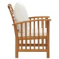 vidaXL Juego muebles de jardín y cojines 5 piezas madera maciza acacia vidaXL Juego muebles de jardín y cojines 5 piezas madera maciza acacia