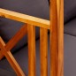 vidaXL Banco de jardín con toldo y reposapiés madera de acacia maciza vidaXL Banco de jardín con toldo y reposapiés madera de acacia maciza