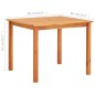 vidaXL Set comedor de jardín 3 pzas y cojines madera maciza de acacia vidaXL Set comedor de jardín 3 pzas y cojines madera maciza de acacia