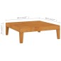 vidaXL Juego muebles de jardín y cojines 8 pzas madera maciza acacia vidaXL Juego muebles de jardín y cojines 8 pzas madera maciza acacia