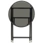 vidaXL Set bistró jardín 3 pzs ratán sintético vidrio templado negro vidaXL Set bistró jardín 3 pzs ratán sintético vidrio templado negro