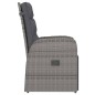 vidaXL Set de comedor de jardín 11 pzas ratán sintético y cojines gris vidaXL Set de comedor de jardín 11 pzas ratán sintético y cojines gris