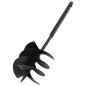 vidaXL Taladro de tierra con mango 250 mm tubo de extensión 4 m acero vidaXL Taladro de tierra con mango 250 mm tubo de extensión 4 m acero