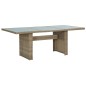 vidaXL Juego de comedor para jardín 7 piezas ratán sintético marrón vidaXL Juego de comedor para jardín 7 piezas ratán sintético marrón