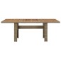 vidaXL Juego de comedor para jardín 7 piezas ratán sintético marrón