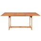 vidaXL Conjunto de comedor de jardín 9 piezas madera maciza de teca vidaXL Conjunto de comedor de jardín 9 piezas madera maciza de teca