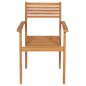 vidaXL Conjunto de comedor de jardín 9 piezas madera maciza de teca vidaXL Conjunto de comedor de jardín 9 piezas madera maciza de teca