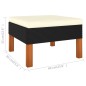 vidaXL Set de muebles de jardín 7 pzas y cojines ratán sintético negro vidaXL Set de muebles de jardín 7 pzas y cojines ratán sintético negro