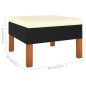 vidaXL Set de muebles de jardín 6 pzas y cojines ratán sintético negro vidaXL Set de muebles de jardín 6 pzas y cojines ratán sintético negro