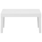 vidaXL Set de muebles de jardín 6 piezas con cojines plástico blanco vidaXL Set de muebles de jardín 6 piezas con cojines plástico blanco