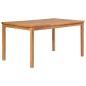 vidaXL Conjunto de comedor de jardín 7 piezas madera maciza de teca vidaXL Conjunto de comedor de jardín 7 piezas madera maciza de teca