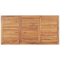vidaXL Conjunto de comedor de jardín 7 piezas madera maciza de teca