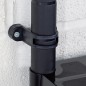 vidaXL Estanterías almacenaje 4 niveles plástico negro 244x30,5x130 cm vidaXL Estanterías almacenaje 4 niveles plástico negro 244x30,5x130 cm