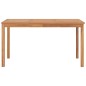vidaXL Conjunto de comedor de jardín 5 piezas madera maciza de teca vidaXL Conjunto de comedor de jardín 5 piezas madera maciza de teca