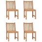 vidaXL Conjunto de comedor de jardín 3 piezas madera maciza de teca