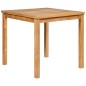vidaXL Conjunto de comedor de jardín 3 piezas madera maciza de teca