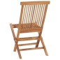 vidaXL Set de comedor de jardín plegable 9 pzas madera maciza de teca vidaXL Set de comedor de jardín plegable 9 pzas madera maciza de teca