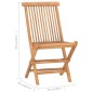 vidaXL Set de comedor de jardín plegable 9 pzas madera maciza de teca vidaXL Set de comedor de jardín plegable 9 pzas madera maciza de teca