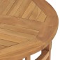 vidaXL Conjunto de comedor para jardín 3 piezas madera maciza de teca