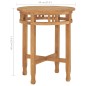 vidaXL Conjunto de comedor para jardín 3 piezas madera maciza de teca