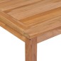 vidaXL Conjunto de comedor de jardín 9 piezas madera maciza de teca