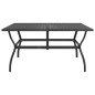 vidaXL Juego de comedor de jardín 7 piezas textilene y acero vidaXL Juego de comedor de jardín 7 piezas textilene y acero