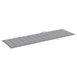 vidaXL Tumbona de jardín con cojín madera maciza de acacia 