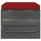 vidaXL Muebles de jardín de palets 2 piezas cojines madera maciza pino vidaXL Muebles de jardín de palets 2 piezas cojines madera maciza pino