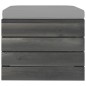 vidaXL Otomana de palets para jardín con cojín madera de pino vidaXL Otomana de palets para jardín con cojín madera de pino
