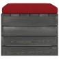 vidaXL Muebles de jardín de palets 3 piezas cojines madera maciza pino vidaXL Muebles de jardín de palets 3 piezas cojines madera maciza pino