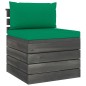 vidaXL Muebles de jardín de palets 3 piezas cojines madera maciza pino vidaXL Muebles de jardín de palets 3 piezas cojines madera maciza pino