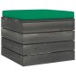 vidaXL Muebles de jardín de palets 3 piezas cojines madera maciza pino vidaXL Muebles de jardín de palets 3 piezas cojines madera maciza pino