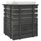 vidaXL Muebles de palés de jardín 5 piezas cojines madera maciza pino vidaXL Muebles de palés de jardín 5 piezas cojines madera maciza pino