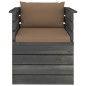 vidaXL Muebles de palets para jardín 7 pzas cojines madera maciza pino vidaXL Muebles de palets para jardín 7 pzas cojines madera maciza pino