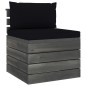 vidaXL Muebles de palés de jardín 5 piezas cojines madera maciza pino vidaXL Muebles de palés de jardín 5 piezas cojines madera maciza pino