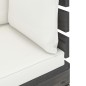 vidaXL Muebles de palets para jardín 6 pzas con cojines madera de pino vidaXL Muebles de palets para jardín 6 pzas con cojines madera de pino