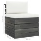 vidaXL Muebles de palets para jardín 6 pzas con cojines madera de pino vidaXL Muebles de palets para jardín 6 pzas con cojines madera de pino