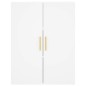 vidaXL Aparador alto madera contrachapada blanco 69,5x34x180 cm vidaXL Aparador alto madera contrachapada blanco 69,5x34x180 cm