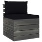 vidaXL Muebles de palets para jardín 7 pzas cojines madera maciza pino vidaXL Muebles de palets para jardín 7 pzas cojines madera maciza pino