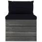 vidaXL Muebles de palets para jardín 7 pzas cojines madera maciza pino vidaXL Muebles de palets para jardín 7 pzas cojines madera maciza pino