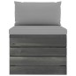 vidaXL Muebles de palets de jardín 7 piezas cojines madera maciza pino vidaXL Muebles de palets de jardín 7 piezas cojines madera maciza pino