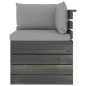 vidaXL Muebles de palets de jardín 7 piezas cojines madera maciza pino vidaXL Muebles de palets de jardín 7 piezas cojines madera maciza pino