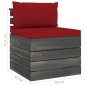 vidaXL Muebles de palets de jardín 8 pzas cojines madera maciza pino vidaXL Muebles de palets de jardín 8 pzas cojines madera maciza pino